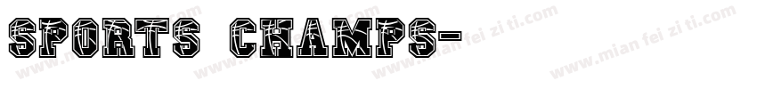 Sports Champs字体转换
